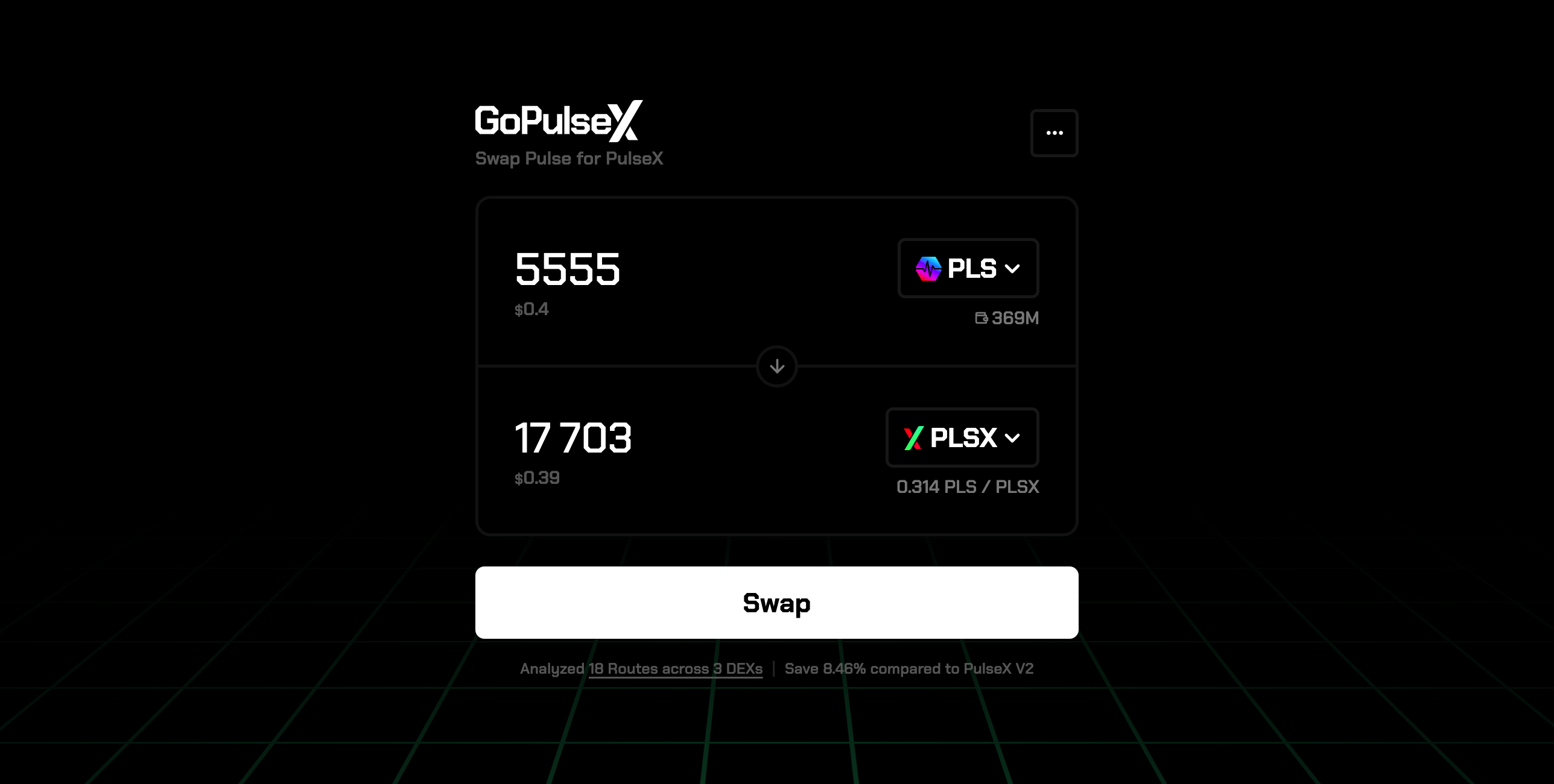 GoPulseX.com Screenshot